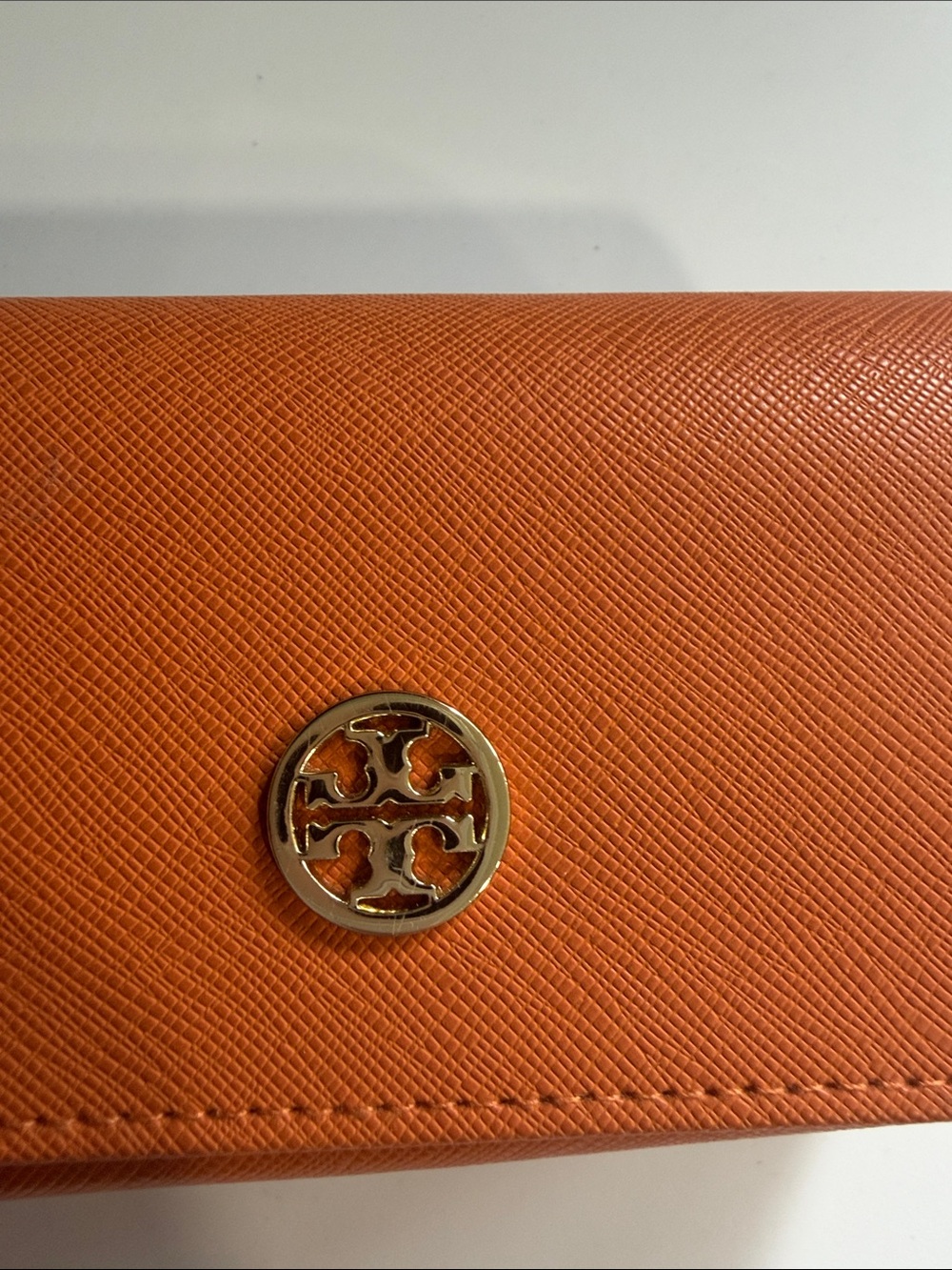 Tory Burch Orange Hard Glasses Case Only - Picture 6 of 6